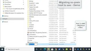 Part 2  -  AWS Migration project step by step