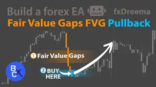 📈Build a forex EA Robot (No Code) - Fair Value Gaps FVG + Pullback Trading Strategy (New Technique)