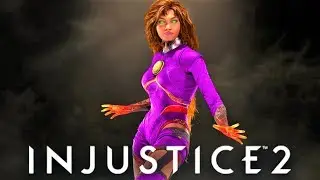 INJUSTICE 2 - NEW DLC CHARACTER EPIC GEAR! (starfire New epic gear)