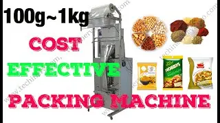 chili seasoning masala automatic packaging machine vertical form fill seal|TECHINERY
