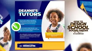 How to Design a School Flyer in CorelDRAW | Step-by-Step Tutorial for Beginners