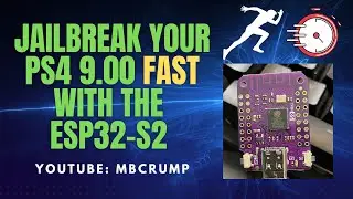 Jailbreak your PS4 9.00 FAST (without USB or alert boxes) with the ESP32-S2!