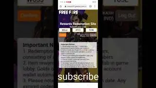 Free fire UMP Skin redeem code 