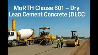 DLCC Sub-base Explained 🔥 | MoRTH Clause 601 | DLCC for Rigid Pavement Construction