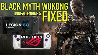 🟢 Black Myth Wukong UNREAL 5 FIXED  #rogally #legiongo #wukong  #fix