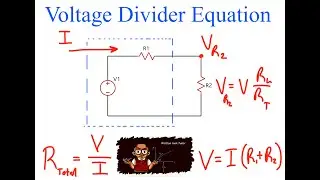 Determine the voltage drop across resistor two. || (Voltage Divider Equation)
