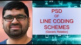 PSD of Different Line Coding Schemes (Generic Relation)