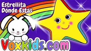 🌟  Estrellita Dónde Estás con Letra | Canción de Cuna en Español | Spanish Lullaby for Kids