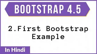 #2. First bootstrap example | Bootstrap