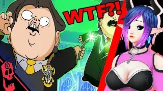 Makari gets baffled reacting to Average Hogwarts Legacy Fan (cartoon) by Flashgitz