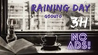 3 HOURS OF RAINING DAY AND RAIN HITTING WINDOW - HD - RELAX - NO ADS