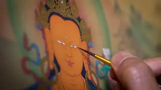 Manjushri Eye Opening / @enlightenmentthangka