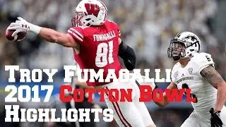 Troy Fumagalli Highlights vs Western Michigan - 2017 Cotton Bowl [HD]