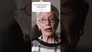 Liz Tully speaks about the grief of macular degeneration