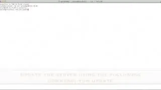Managing a remote server using Terminal on mac - Linux - CentOS