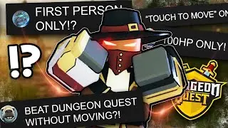 Doing Your CRAZY CHALLENGES In DUNGEON QUEST!? [Roblox]