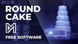 Round Cake Projection Mapping Tutorial (Free Software)