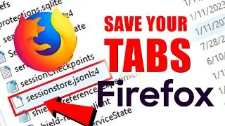 How To Backup *UNLIMITED* Firefox Tabs!! | Windows 10 BEST Method