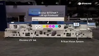 Labelexpo Americas 2024 - Domino N610i & N730i demonstration