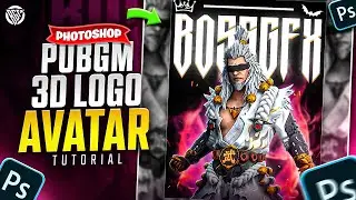 How To Make PUBGM 3D Logo Avatar | Photoshop Tutorial | Urdu/Hindi | BOSS GFX