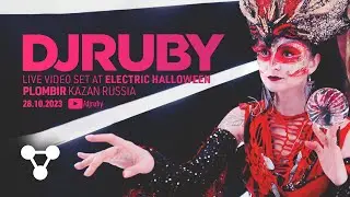 DJ Ruby Live Video Set at Plombir - Electric Halloween, Kazan Russia, 28.10.23