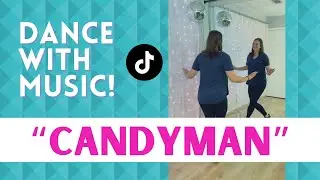 "CANDYMAN" Dance 🍭 Christina Aguilera 🍭 Easy Dance for Beginners 🍭 #tiktokdance