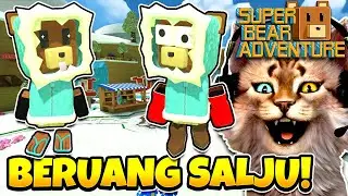 DUO BEARS BECOME SNOW BEARS!! 😸 Ft. @MisterCemprengGaming - Super Bear Adventure