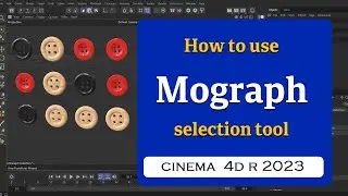 How to use Mograph Selection Tool in Cinema 4D 2023  