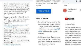 [Copyright takedown notice] Your video will be taken down in 7 days: Due to a copyright removal
