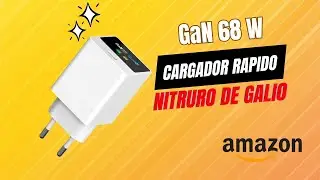 Cargador de Nitrurio de Galio GaN LIMETA 68W: Carga Rápida y Compacta