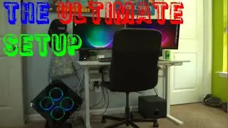 My 2021 Ultimate video editing and gaming desk setup