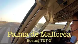 Takeoff in Palma de Mallorca | B757-3 ~Condor airlines
