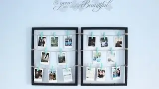 DIY Clothespin Picture Frame