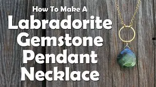 Labradorite Gemstone Pendant Necklace