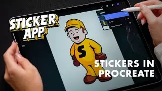 How to make stickers using Procreate