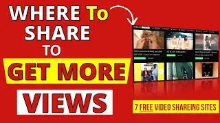 7 Places To Post YouTube Videos To GET VIEWS 💥