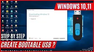 Windows media creation tool  | Bootable USB