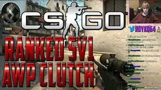 Counter-Strike GO: Competitive 5v1 AWP Clutch [Royko]