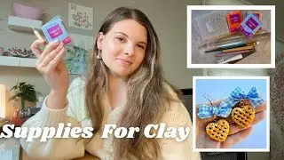 All of the Supplies I Use For My Polymer Clay Projects