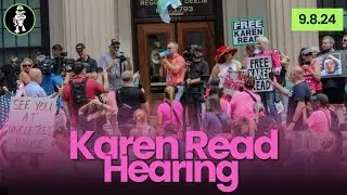 Karen Read Hearing 9.8.24 Motion to Dismiss - Live Outside of Court
