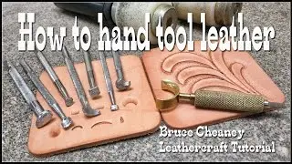 Leather tooling basics tutorial for beginners with Craftools and other select #leathercraft tools