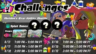 🎪The Sheldon's Gear-Ability Shuffle Challenge. Splatoon 3