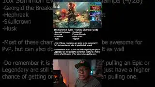 10x Summon Event | Pushing Live PvP? | RAID Shadow Legends