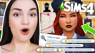 Enquêtes criminelles ! Hélène devient FLIC 🚓 | Challenge Sims 4