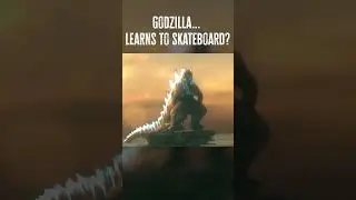 Godzilla straight up kickflips a boat (Blender Animation)