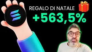Solana a NATALE ti regala un +563,5%😮 Fatti sto Regalo con il Forecaster Terminal