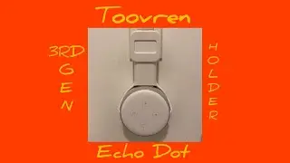TOOVREN Upgraded Outlet Wall Mount Holder Stand for Echo Dot