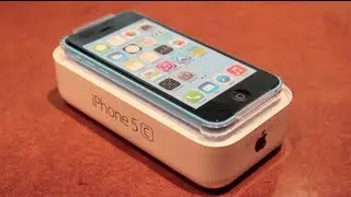 iPhone 5c Unboxing! (Blue 16gb)