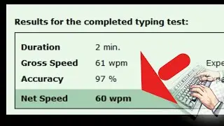 60 wpm typing  speed | 60 wpm (Gross Speed) 97% Accuracy | online typing test DEMO| Typing test 1st