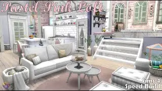 Pastel Pink Loft // Sims 4 Room Build